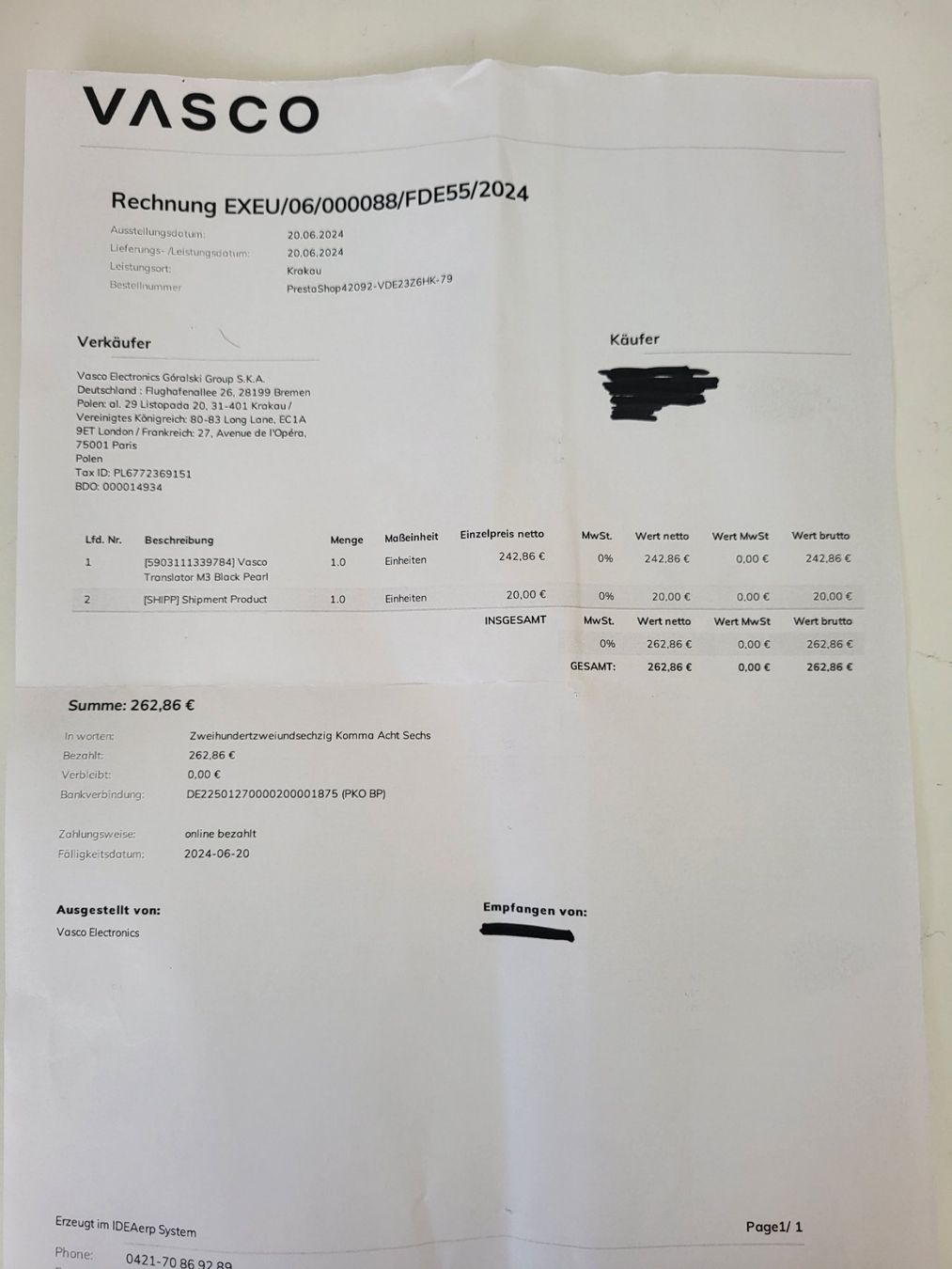 Registratori: Vasco translator Übersetzungsgerät – Usato da Lichtensteig venduto da Ani17 2