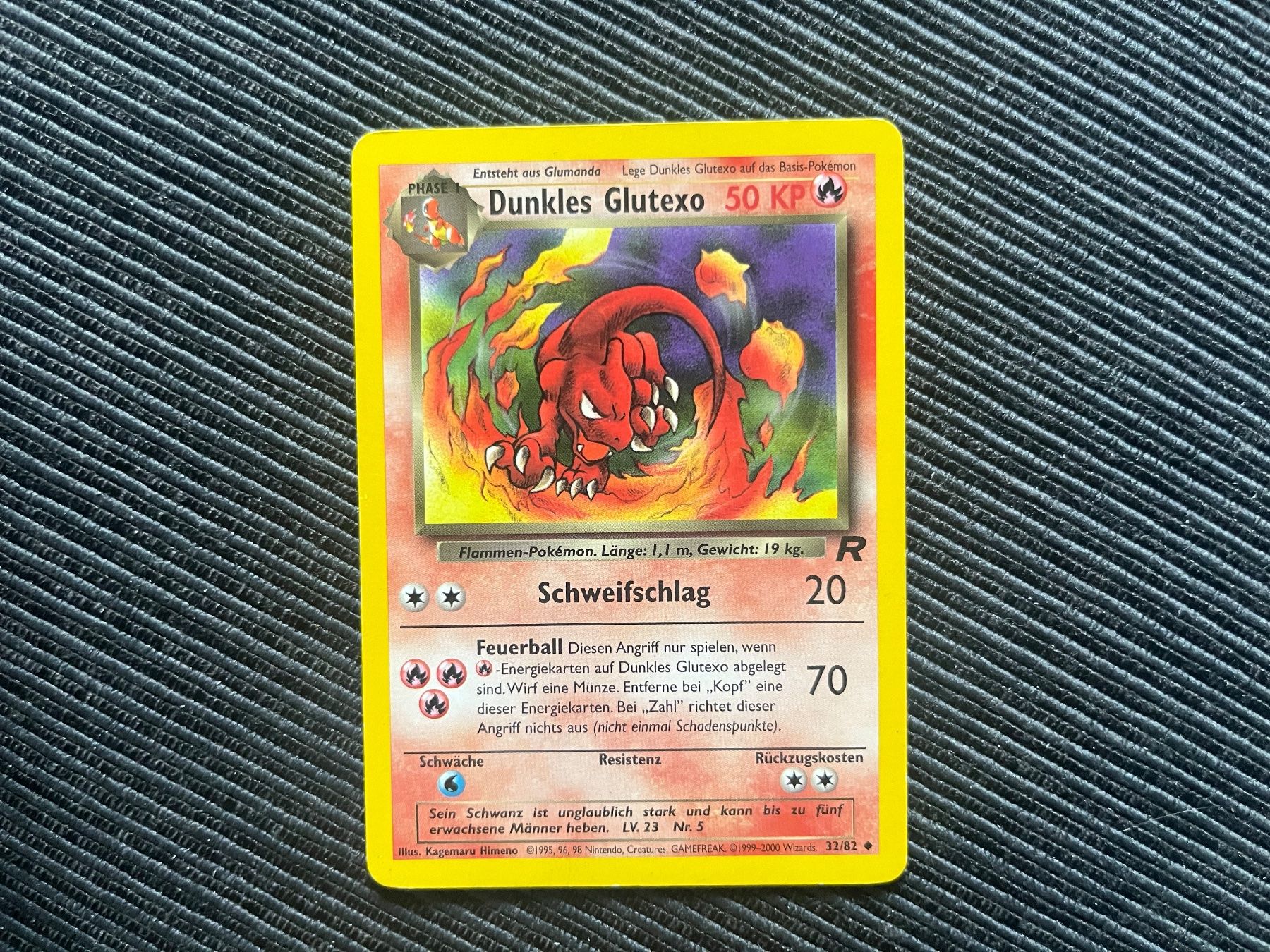 Pokémon Carte collezionabili: Pokemon Dunkles Glutexo Team Rocket – Usato da Wabern venduto da Collectfun
