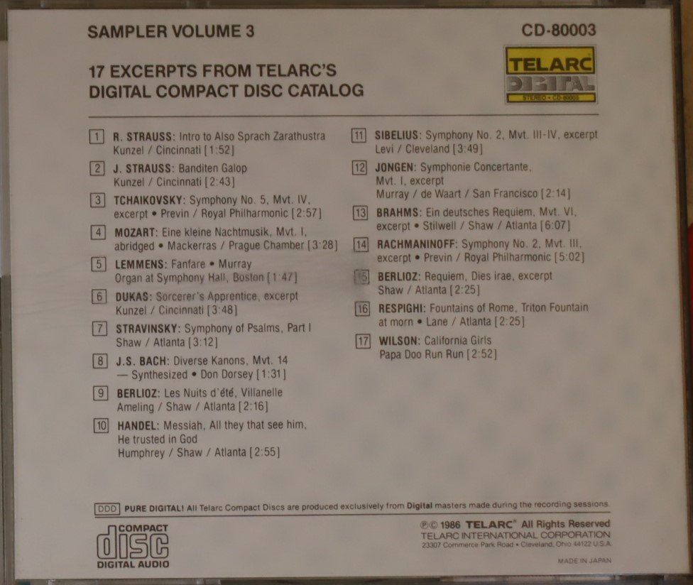 CD: Sampler Vol.3 – Usato da Luzern venduto da CONTENTI 2