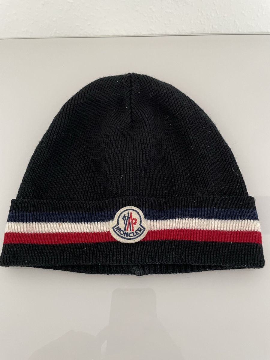 Moncler Copricapi, berretti & cappellini: Moncler Barretto Mütze – Usato da Reinach BL venduto da Dimitri00