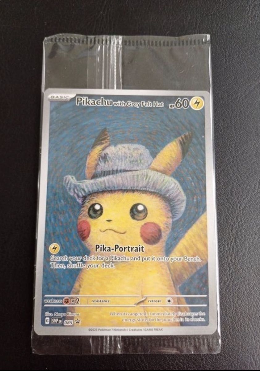 Cartoline: Pikachu with grey felt hat – Nuovo e nell'imballaggio originale da Weinfelden venduto da Matteo321999