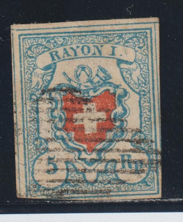 Tutti i francobolli: Rayon 17II C2 Typ 7 gestempelt – Usato da Siebnen venduto da Fstaehli