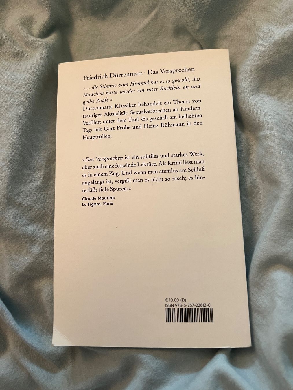 Bücher: Dürrenmatt "Das Versprechen" – Gebraucht aus Zürich von liv_5zqt 1