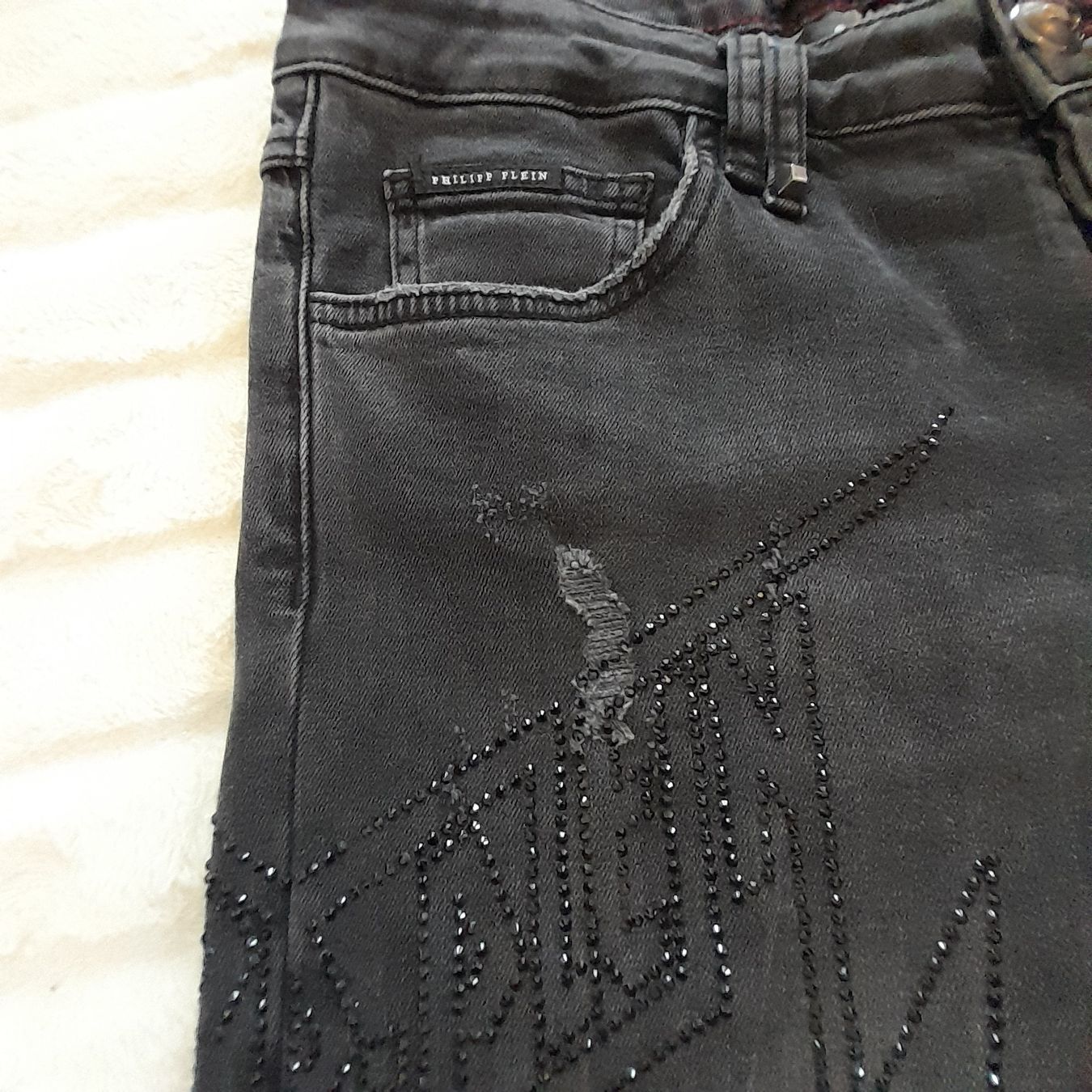 Philipp Plein Jeans: Jeans Philipp Plein gris anthracite, taille 33, – Usato da Renens VD venduto da ser_j2fn 3