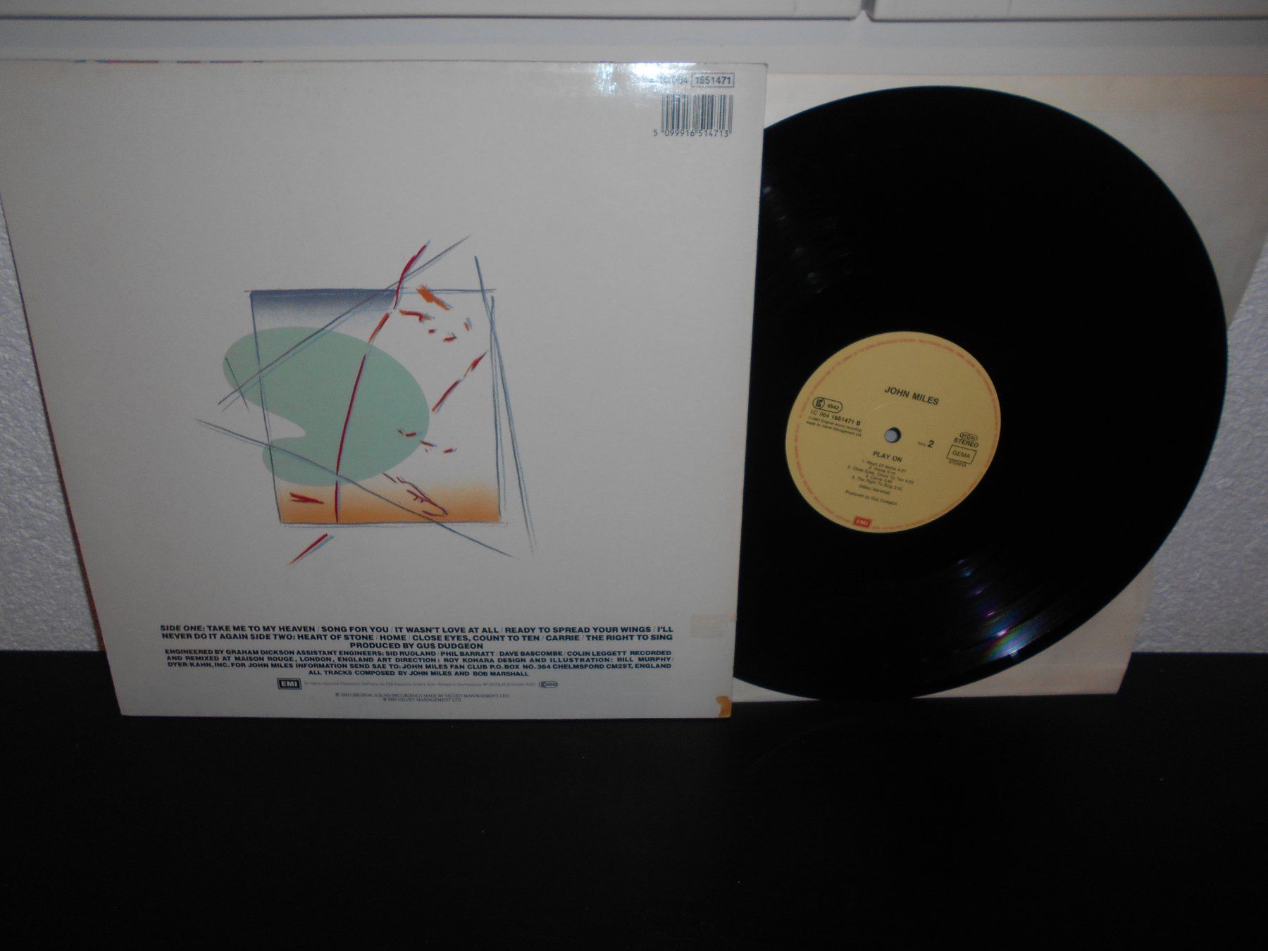 Schallplatten: John Miles – Play On / 1983 – Gebraucht aus Aarberg von witchhunter01 1