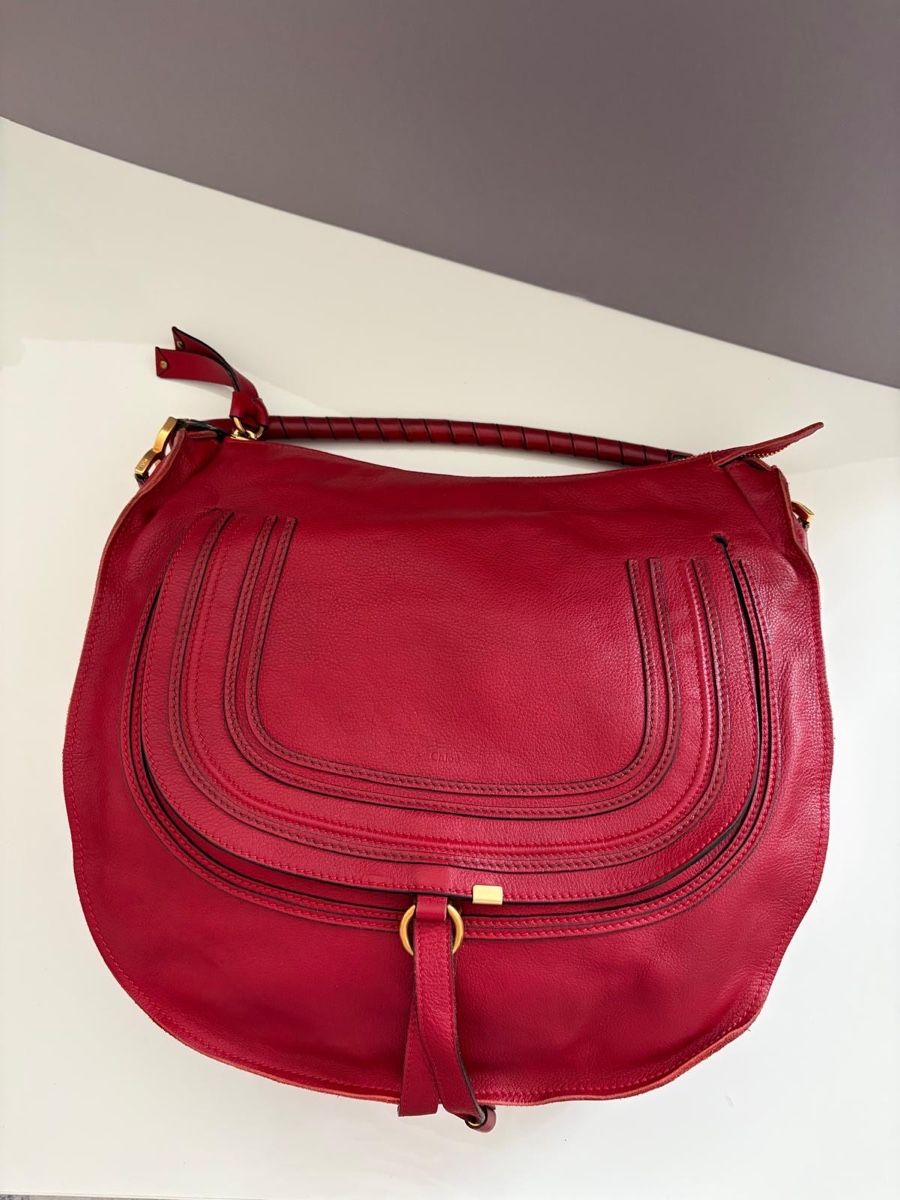 Chloé Taschen für Damen: Chloé Marcie Hobo Rot Leder – Neu (gemäss Beschreibung) aus Zürich von koc_6l5j 1
