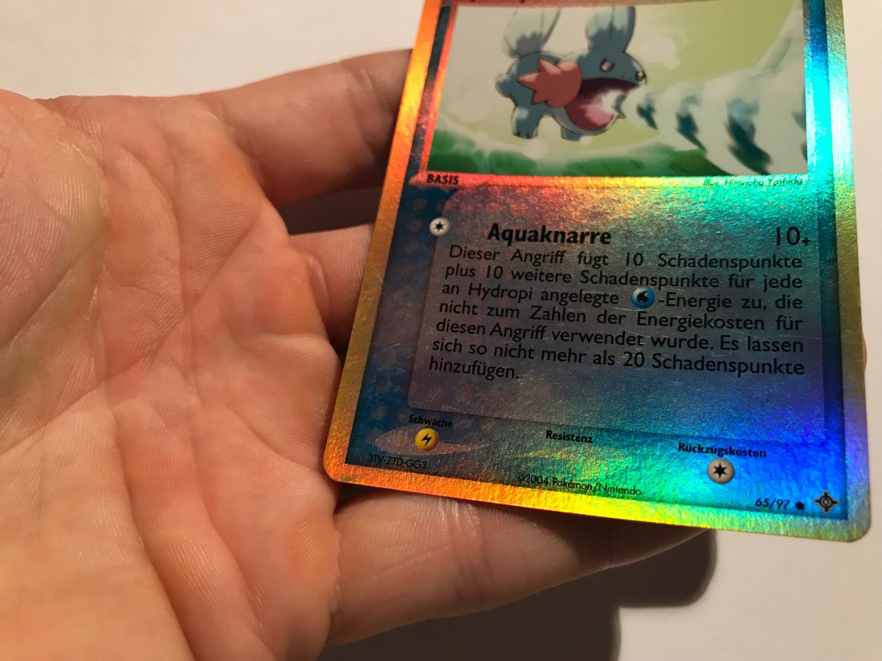 Pokémon Carte collezionabili: Hydropi reverse holo Ex Sandsturm DE – Usato da Hagendorn venduto da Pokecollectorch 5