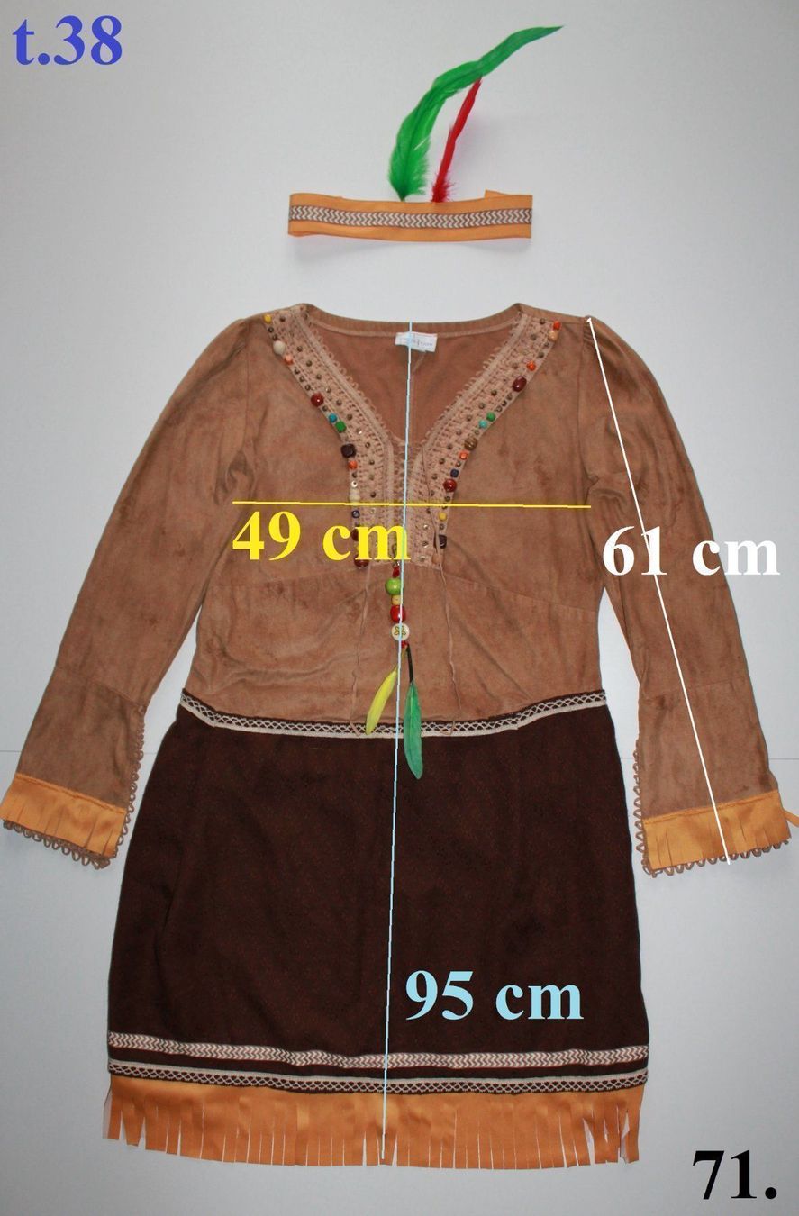 Costumi: Costune Indienne/Indianerine t. 38 – Usato da Peseux venduto da CoolShoping 1