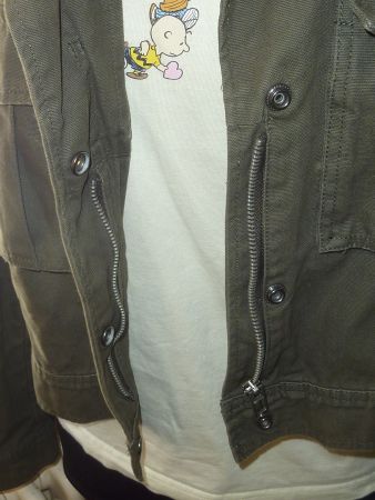 veste kaki L/40 marque superdry mi-saison pour femme