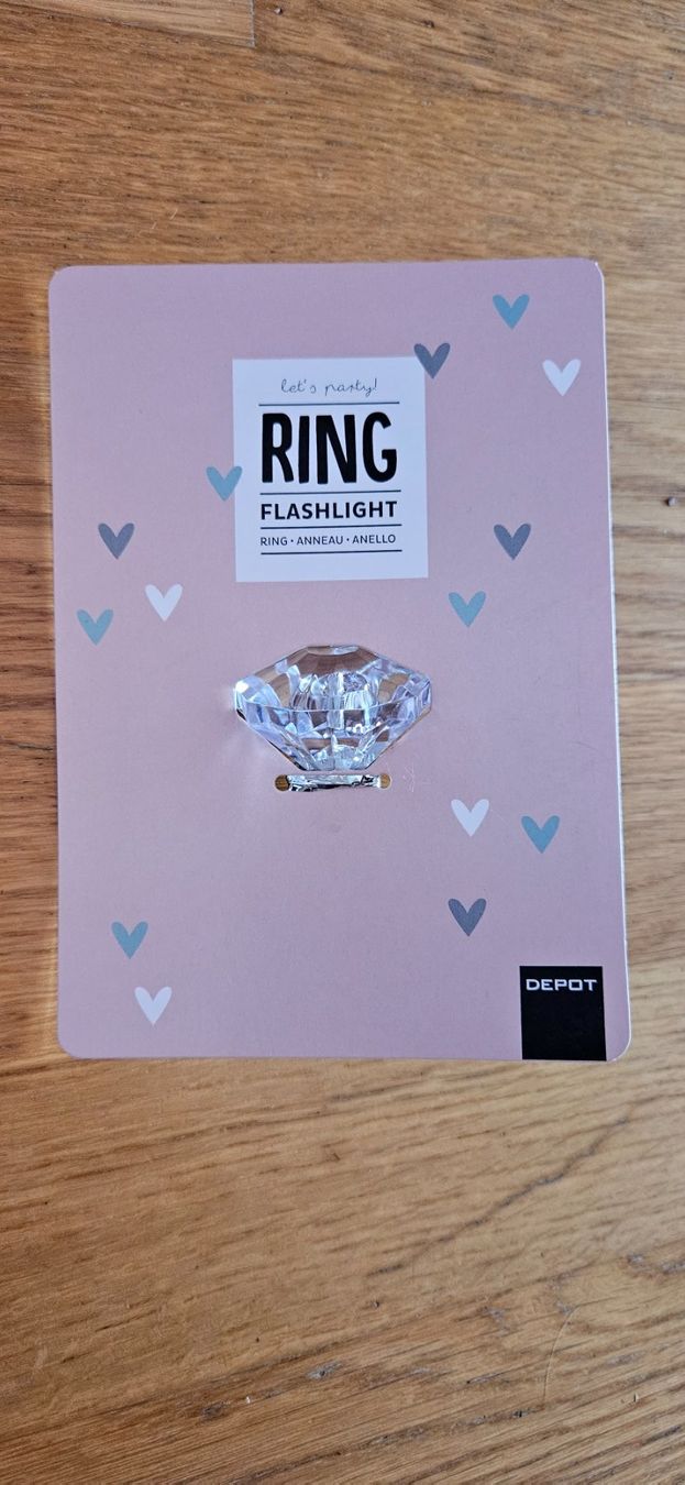 Anelli: Ring FlashLight von Depot – Nuovo e nell'imballaggio originale da Zweidlen venduto da Shubli