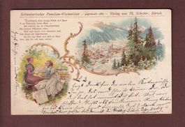 DAVOS - Schweizerisches Familien-Wochenblatt - 1899