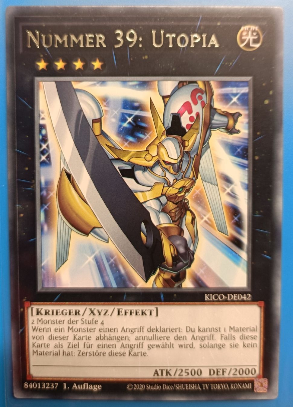 Yugioh Carte collezionabili: Yu-GI-OH NUMMER 39: UTOPIA KICO-DE042 Rare – Nuovo (secondo la descrizione) da Köniz venduto da Yugicollect