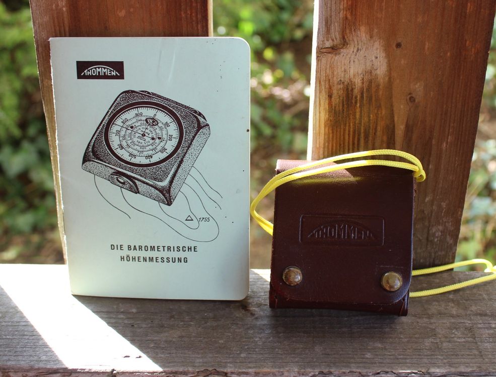 Thommen Höhenmesser Altimeter Barometer 6000m + Anleitung Kaufen auf