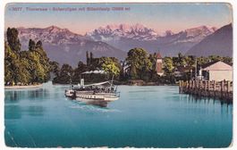 Thunersee - Scherzligen  mit Blüemlisalp  1914