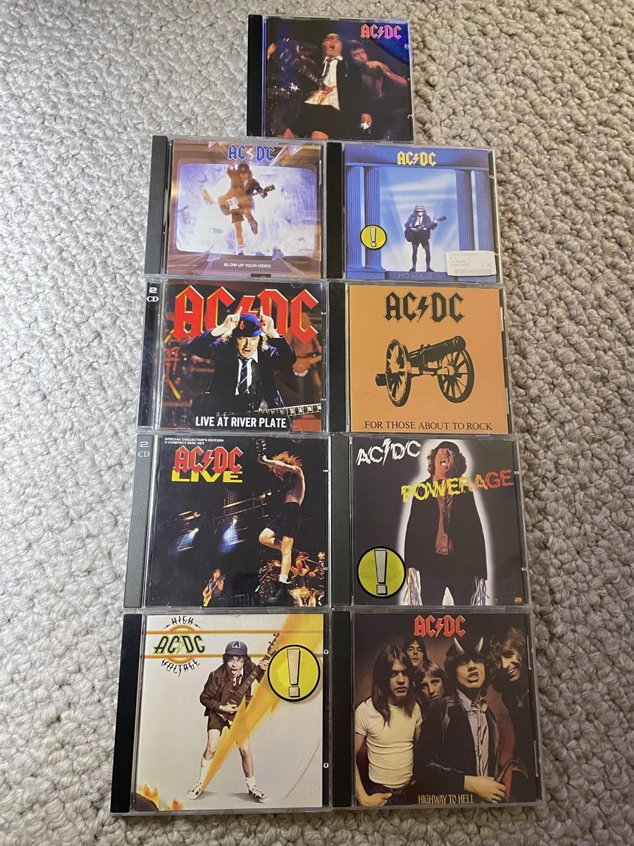 CDs: 9x AC/DC – Gebraucht aus Reinach AG von trigger7811
