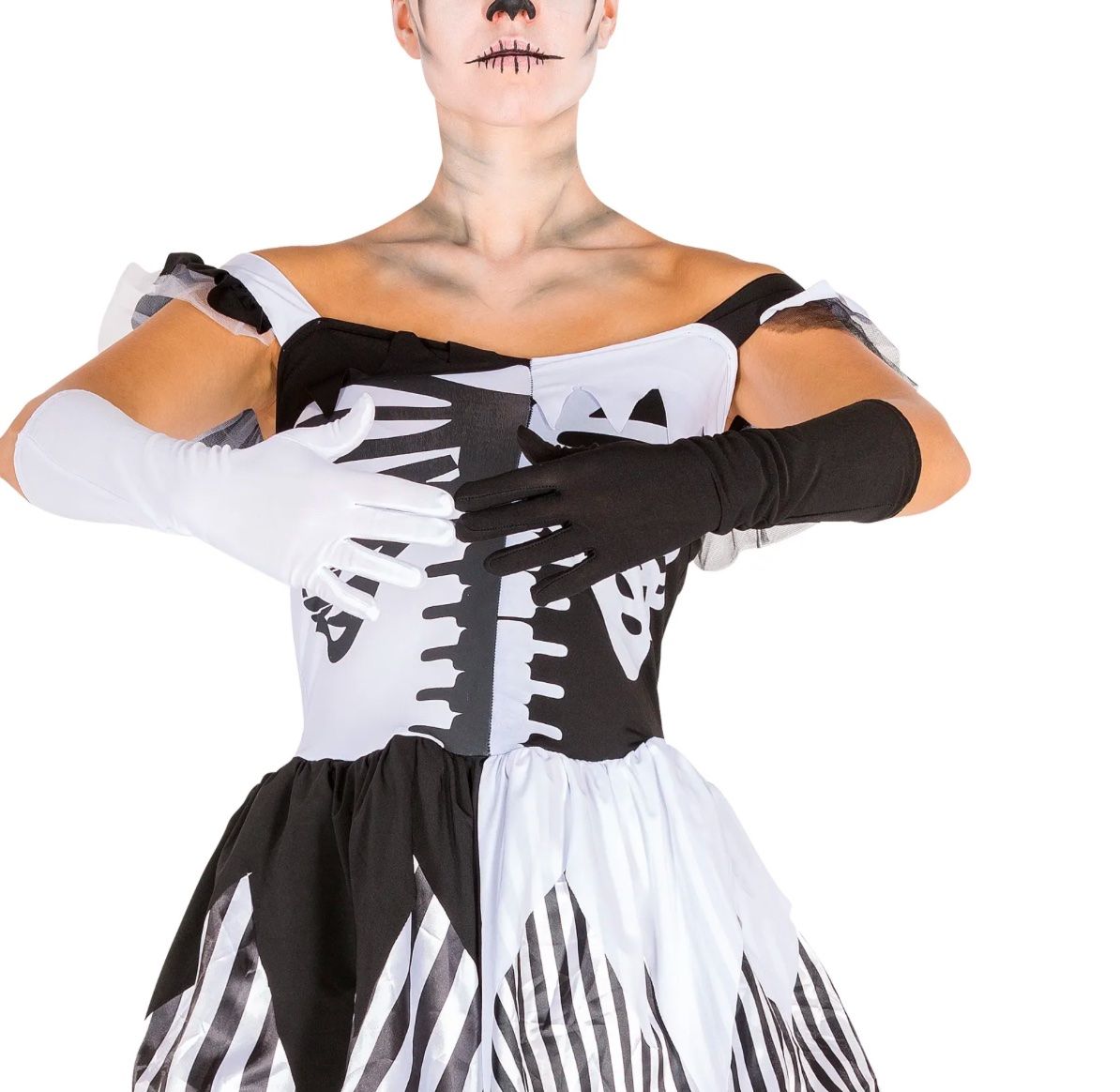 Costumi: Frauenkostüm Skeleton Grösse L – Nuovo (secondo la descrizione) da Necker venduto da liq24 2