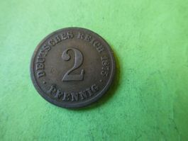 Dt. Reich 1875 C, 2 Pfennig