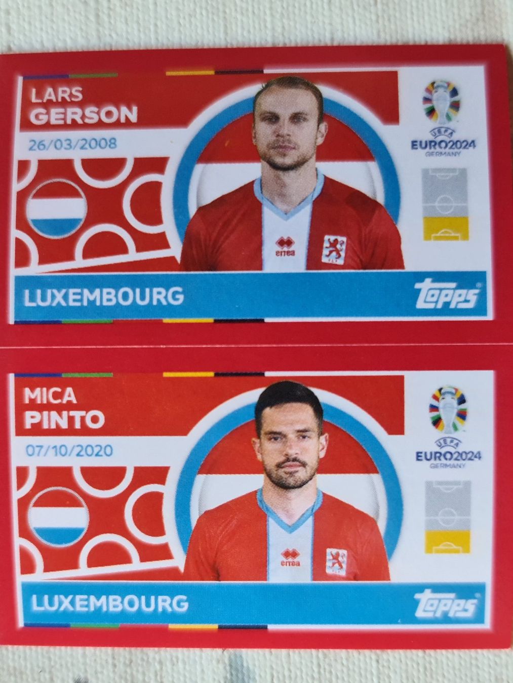 Topps Carte collezionabili: Topps EURO2024 LUX 4 LUX 5 – Nuovo e nell'imballaggio originale da Dintikon venduto da Prime-shop