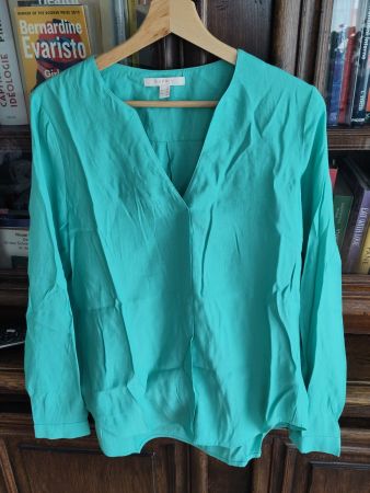 Türkis Bluse S, wie neu