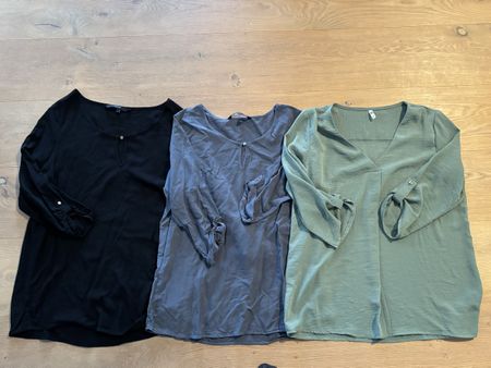 3er Set Damenblusen Gr. M/36