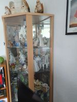 Eckvitrine Holz Glas