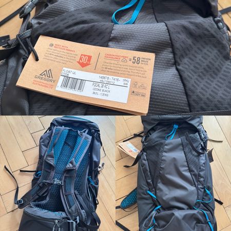 Gregory Focal 38L Rucksack Unisex dunkelgrau neu mit Etikett