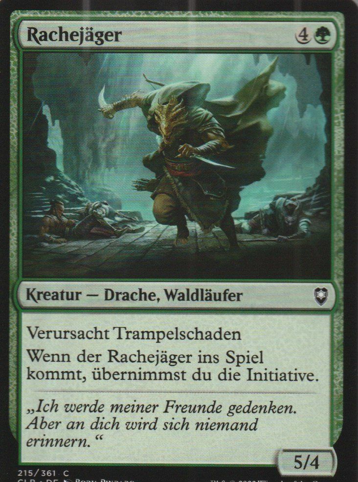 Magic The Gathering Sammelbilder & Trading cards: TCG Magic The Gathering MTG CLB 215 Rachejäger – Neu (gemäss Beschreibung) aus Vezia von Aquarius_Age
