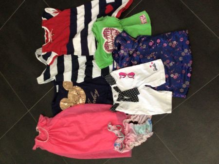 Kleiderpaket Sommer Grösse 122-128 Mädchen