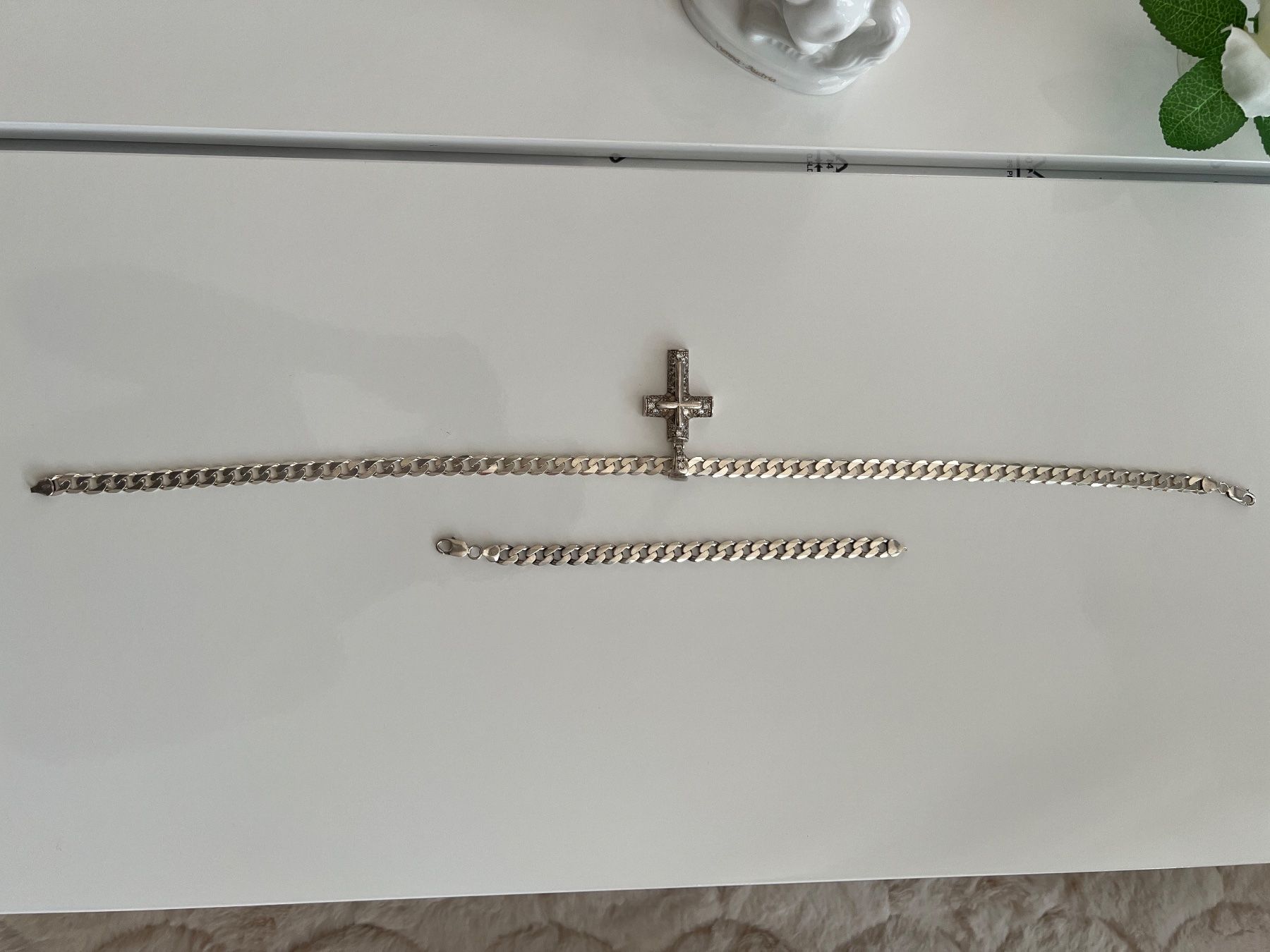 Ketten: 925 Silber Halskette und Armband – Neu (gemäss Beschreibung) aus Zürich von fek_rmb7 3