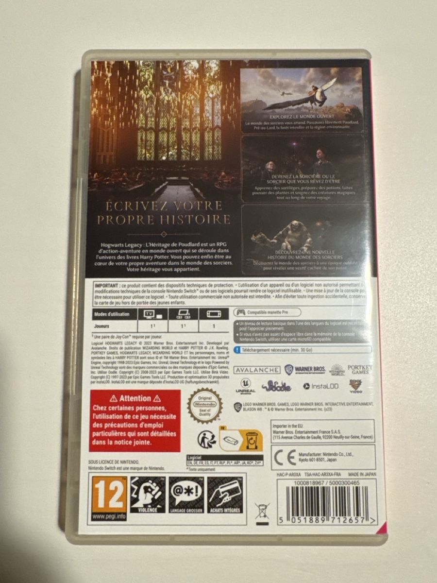 Giochi: Hogwarts Legacy - Switch - Occasion – Usato da Alle venduto da seajoxsun 1