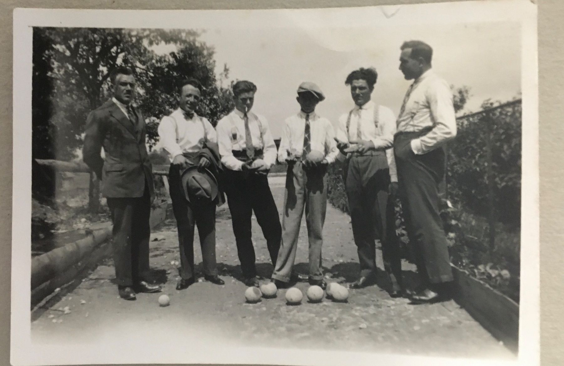 Cartoline postali: Privatfoto, Unikat, Boccia, Freizeit, Spiel, – Usato da Frauenfeld venduto da Merk52