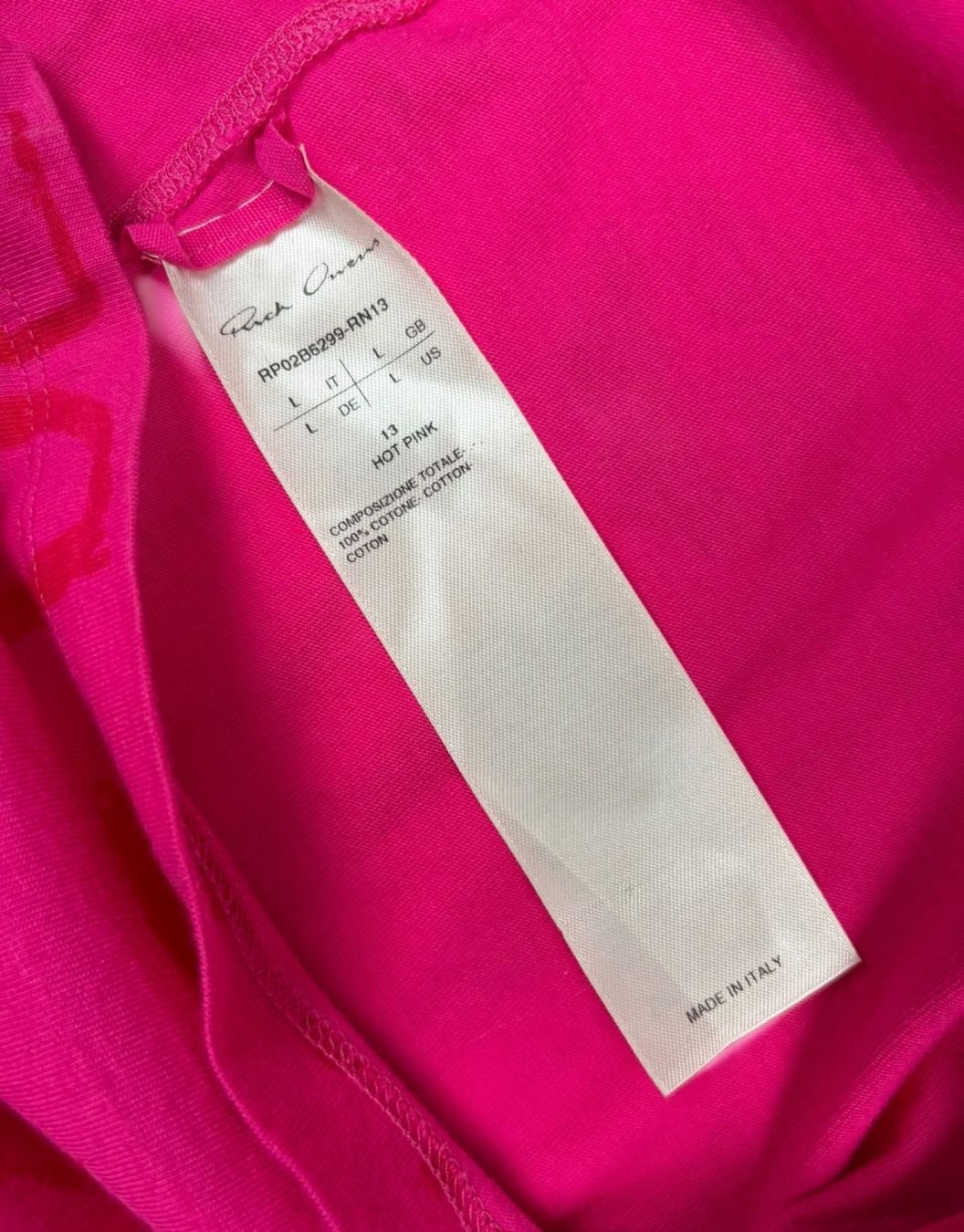 T-shirt: Rick Owens Devotion T-Shirt Pink – Usato da Thierachern venduto da n.webl 4