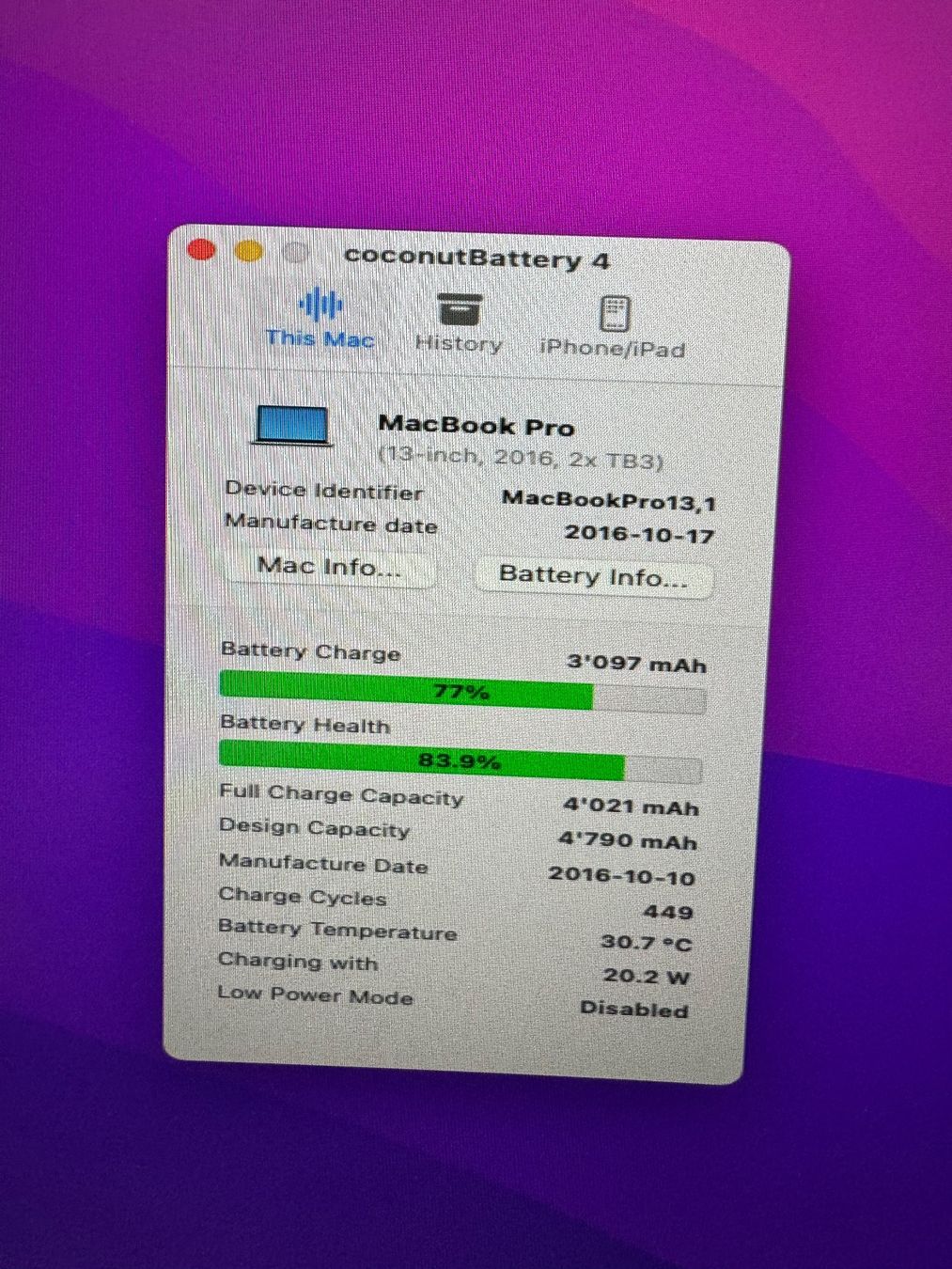 Apple Notebook: MacBook Pro 13 – Difettoso da Adliswil venduto da Busys 2