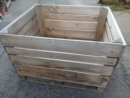 Holzpaloxen / massive Holzboxen 10 Stück