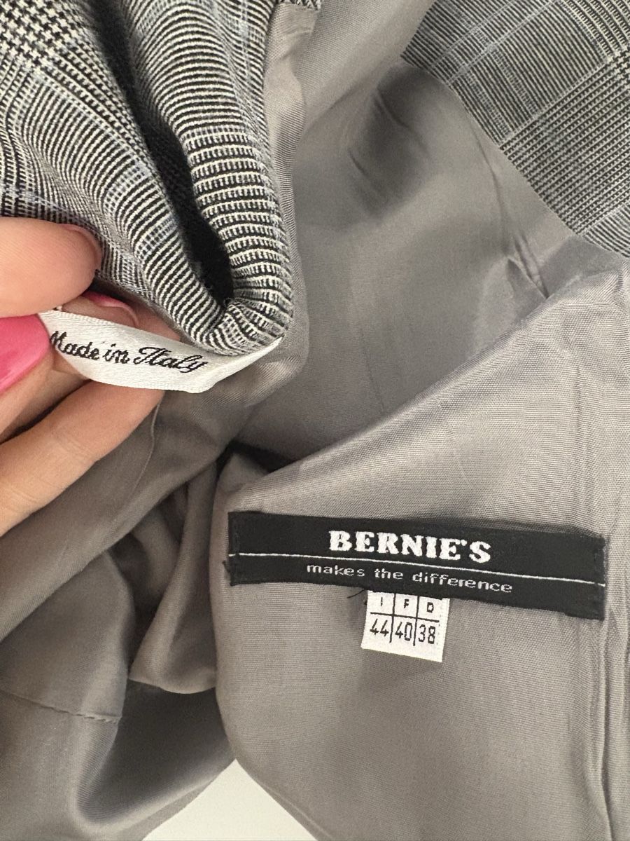 Jacken: Bernies Blazer Gr. 38, kariert grau schwarz – Neu (gemäss Beschreibung) aus Regensdorf von secondchancefashion 6