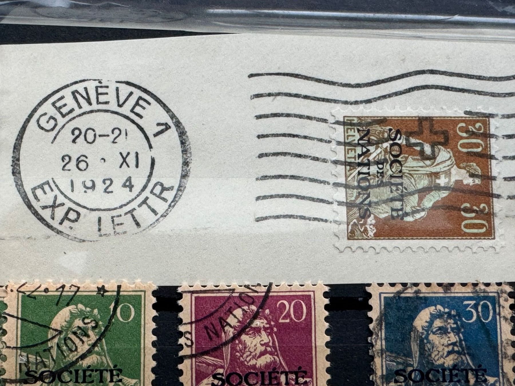 Tutti i francobolli: 1924 diverse Dienstmarken, gestempelt – Usato da Küssnacht am Rigi venduto da POSTOMASTER 2