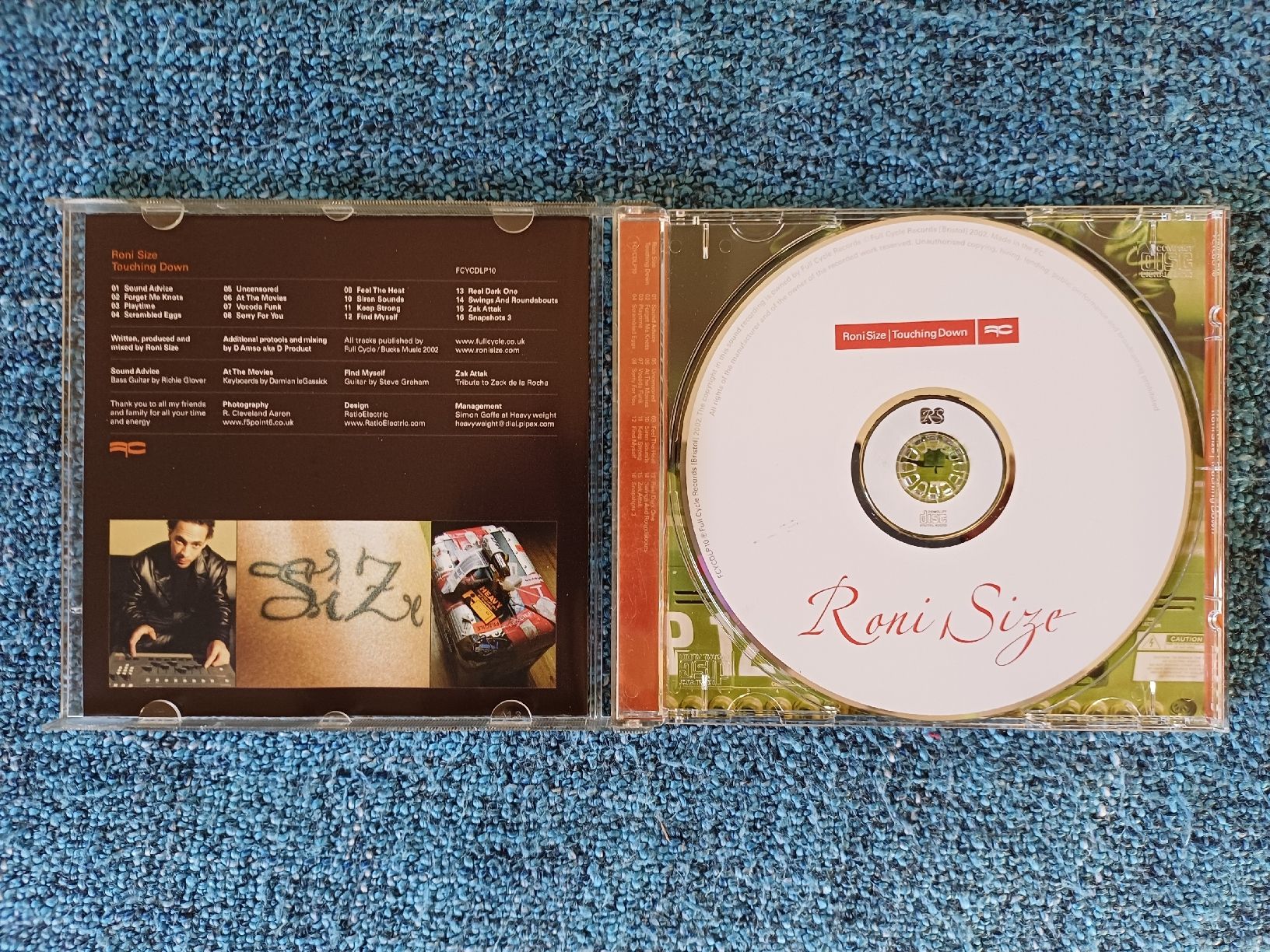 CDs: Roni Size "Touching Down" CD – D'occasion à Begnins par Drastic-Sound 2