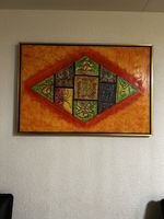 Dominikanisches Relief Bild Kunst Gemälde Leinwand
