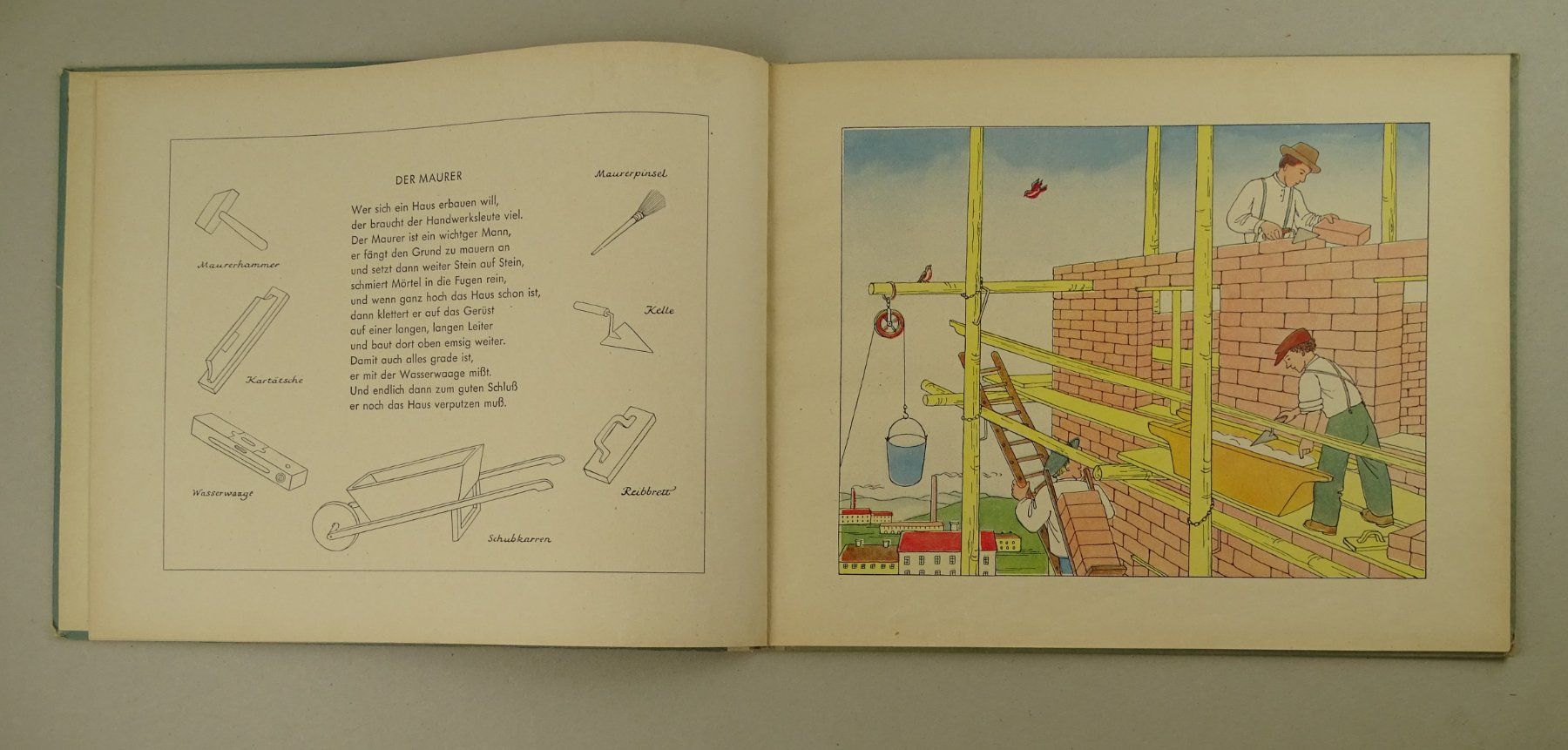 Libri: WAS WILLST DU WERDEN? EIN BILDERBUCH VOM HANDWERK – Usato da Grüningen venduto da Kartensammler 1