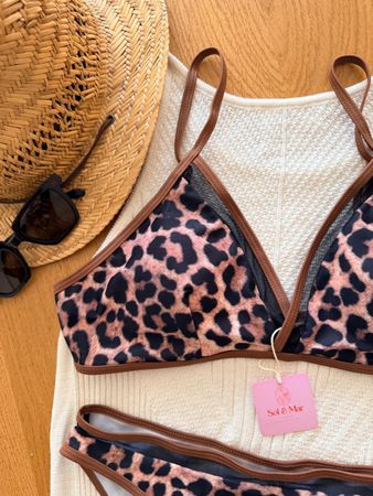 📣 SUPER SALE!! Leopard Bikini Set M - Neu - Gratis Versand