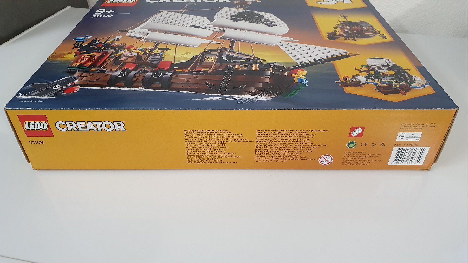 Lego Baukästen: Lego Creator Piratenschiff 31109 Neu+OVP – Neu und originalverpackt aus Subingen von honigbuur 4