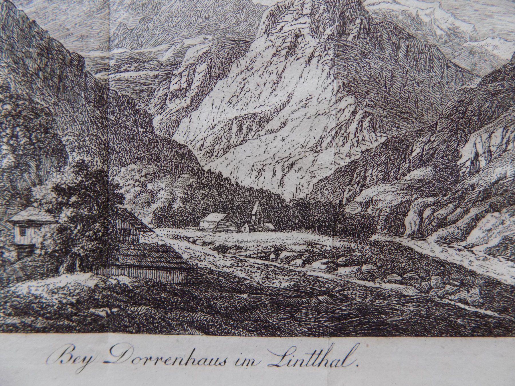 Gravures: Dorrenhaus bei Linthal – D'occasion à Risch par Rischli15 4