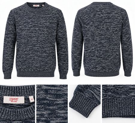 Esprit Strickpullover marinegrau Gr. M