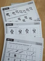 Mathe Lernkarten Anfangsunterricht abwischbar