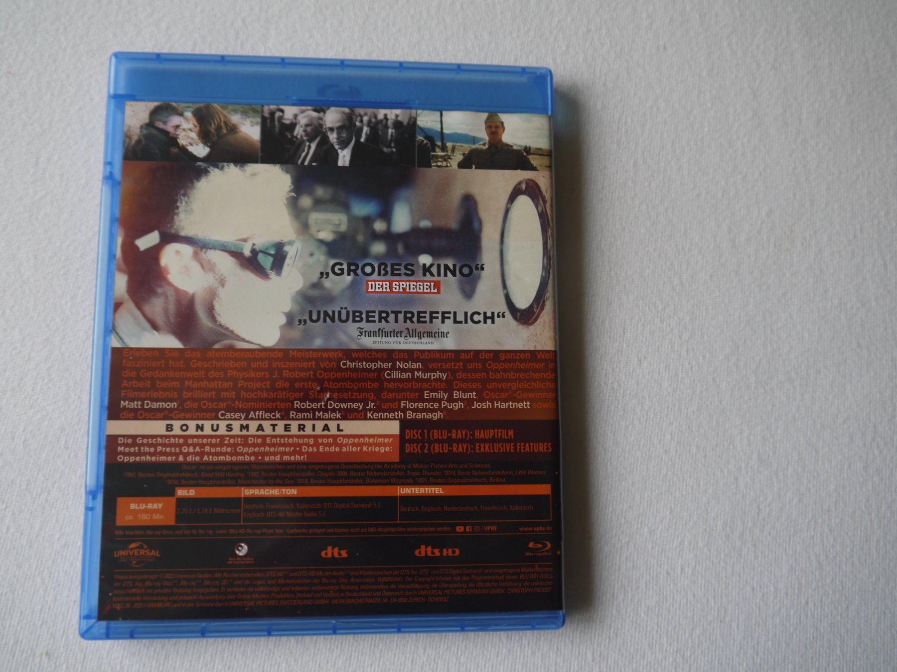 Tous les DVDs: OPPENHEIMER -Christopher Nolan – D'occasion à Hagendorn par Blaf 1