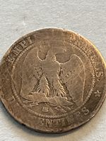 Französische Münze: Napoleon III - 10 Centimes, 1855