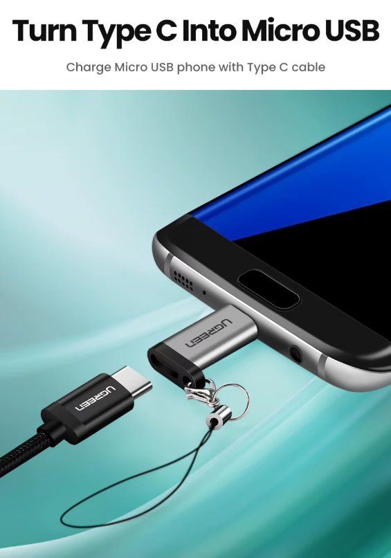 Ugreen Unità & Adattatore: Ugreen Micro USB zu Type C Adapter – Nuovo e nell'imballaggio originale da Romanshorn venduto da pfimex 4