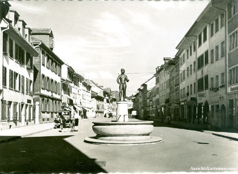 Cartoline postali: Winterthur - Steinbergstrasse + ca. 1955 – Usato da Emmenbrücke venduto da teestube