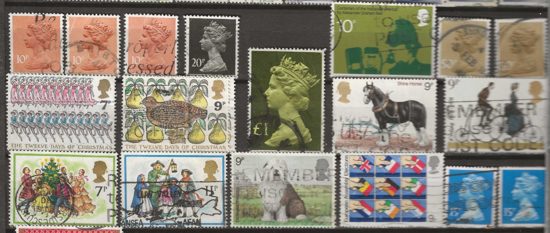 Alle Briefmarken: Briefmarken Sammlung - England, – Gebraucht aus Susten von lmf_98wh 4