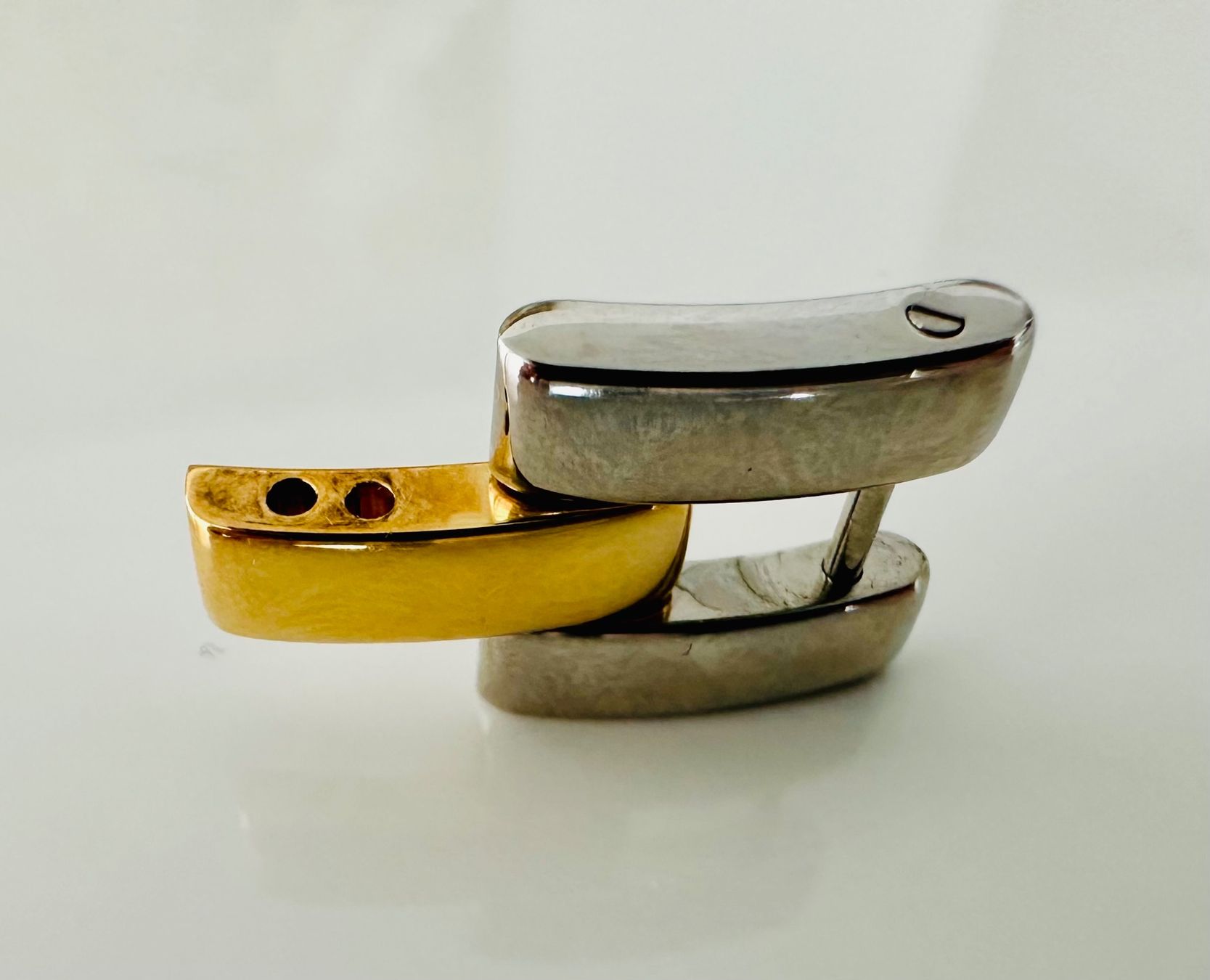 Baume & Mercier Orologi: BAUME & MERCIER LINEA  - MAILLON BICOLORE 14 mm – Nuovo (secondo la descrizione) da Conthey venduto da advisia 4